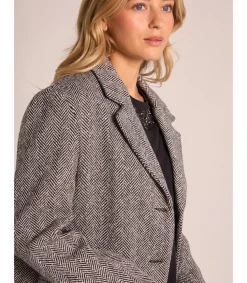 Alma en Pena Chaquetas|ABRIGO LARGO GRIS