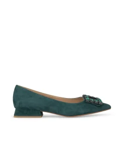 Alma en Pena Zapatos Planos|BAILARINA ADORNO CUADRADO