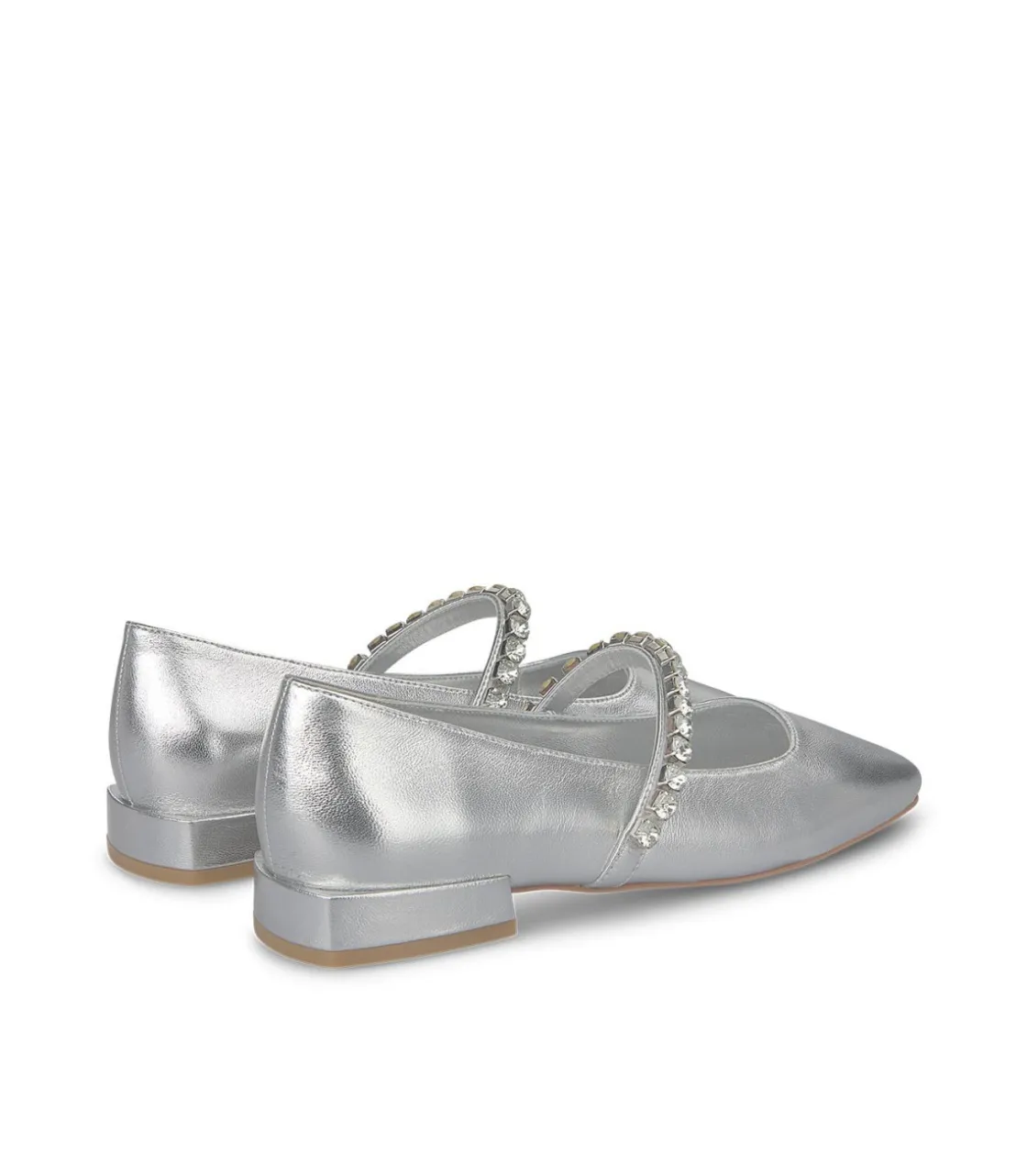 Alma en Pena Zapatos Planos|BAILARINA CON TIRA DE BRILLANTES