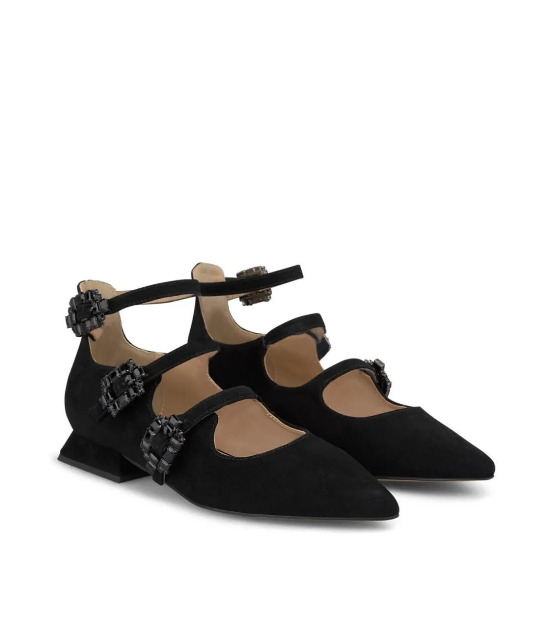 Alma en Pena Zapatos Planos|BAILARINA CON TRES HEBILLAS