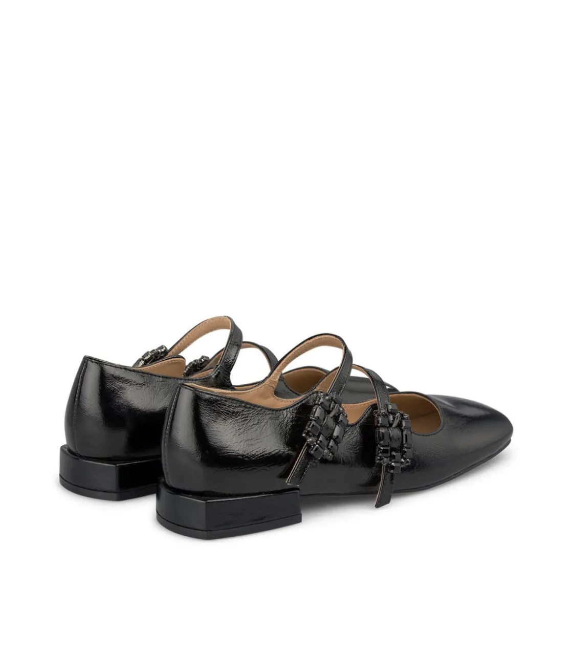 Alma en Pena Zapatos Planos|BAILARINA ESTRIBOS PEDRERÍA