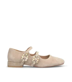 Alma en Pena Zapatos Planos|BAILARINA ESTRIBOS PEDRERÍA