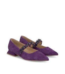 Alma en Pena Zapatos Planos|BAILARINA PLANA TIRA PEDRERÍA