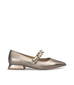 Alma en Pena Zapatos Planos|BAILARINA PLANA TIRA PEDRERÍA