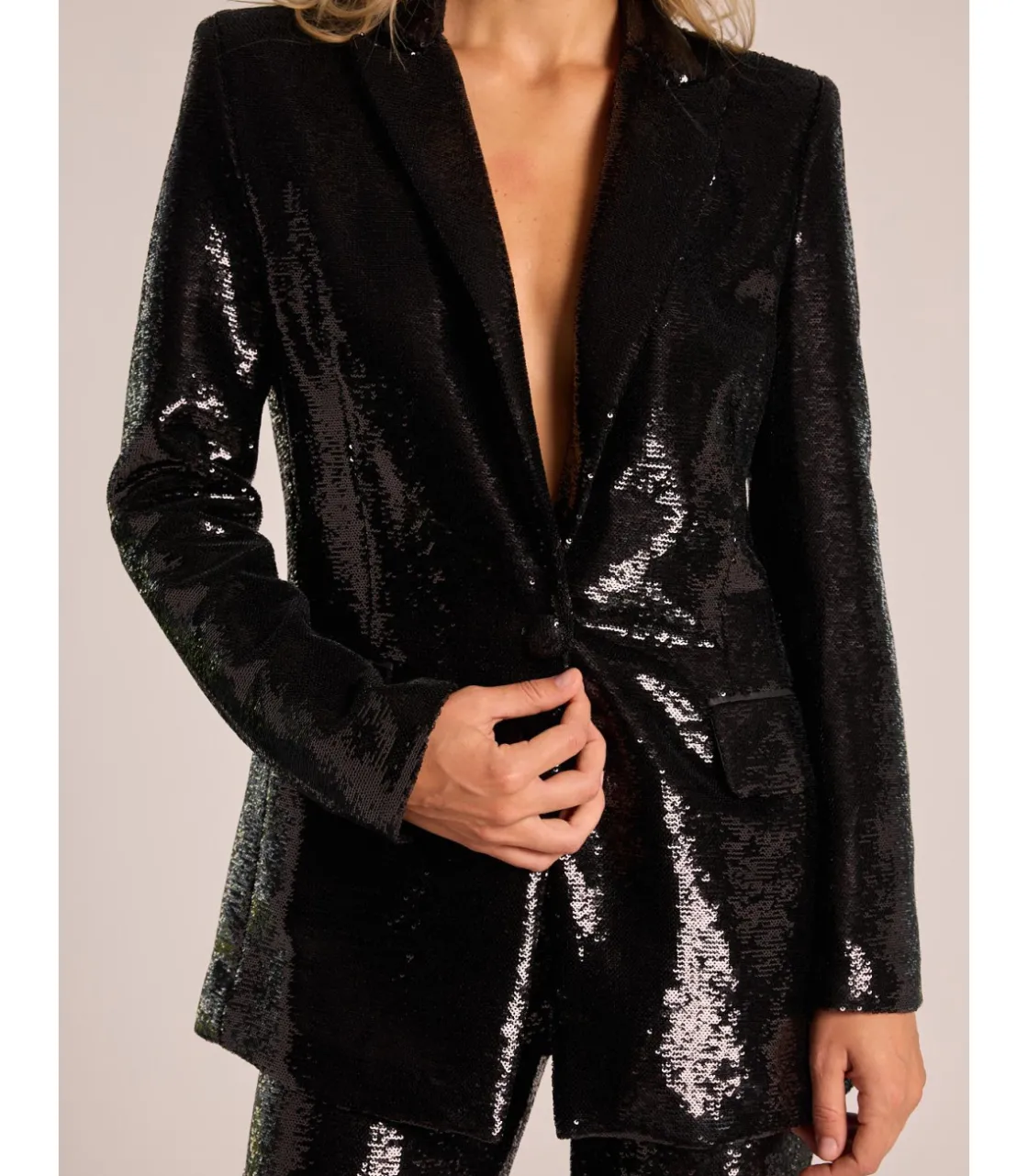 Alma en Pena Chaquetas|BLAZER DE LENTEJUELAS