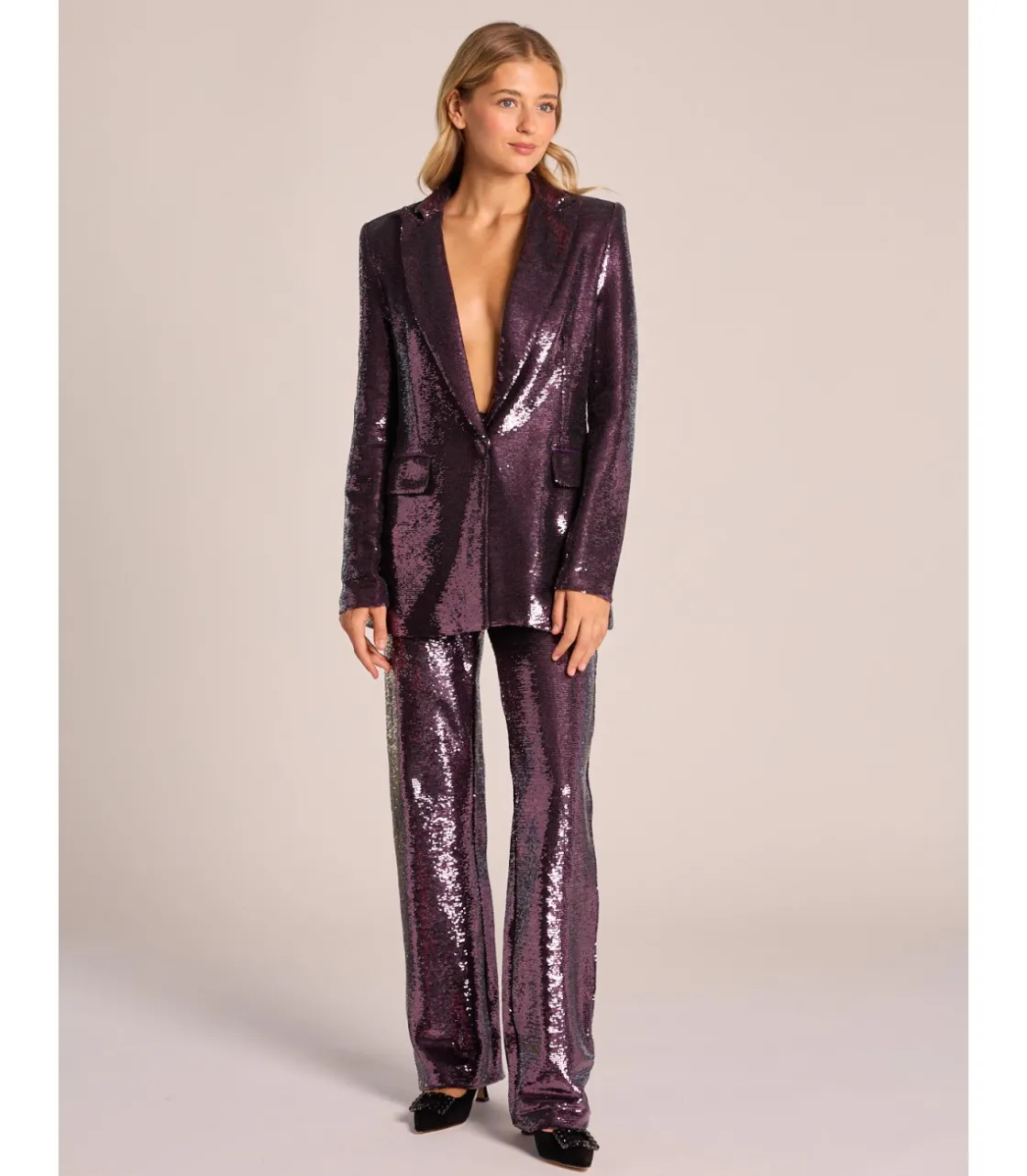 Alma en Pena Chaquetas|BLAZER DE LENTEJUELAS