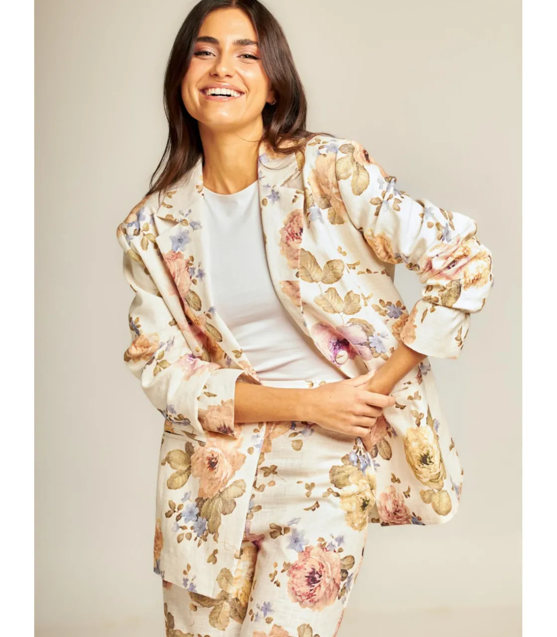 Alma en Pena Chaquetas|BLAZER ESTAMPADA