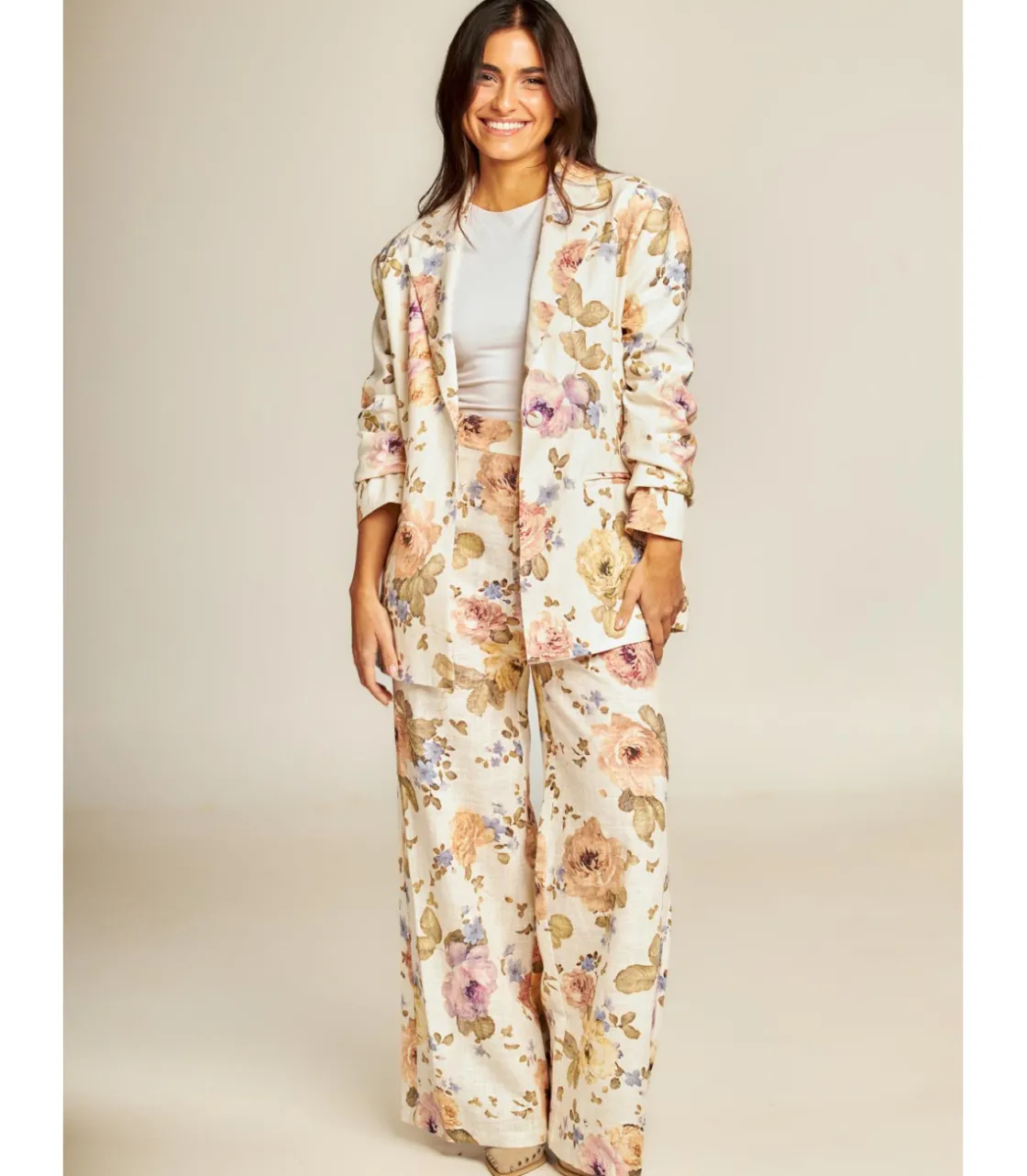 Alma en Pena Chaquetas|BLAZER ESTAMPADA