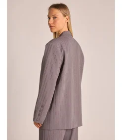 Alma en Pena Chaquetas|BLAZER RAYA DIPLOMÁTICA BRILLOS