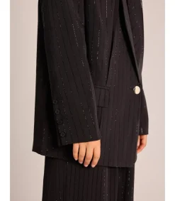 Alma en Pena Chaquetas|BLAZER RAYA DIPLOMÁTICA BRILLOS