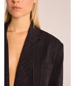 Alma en Pena Chaquetas|BLAZER RAYA DIPLOMÁTICA BRILLOS