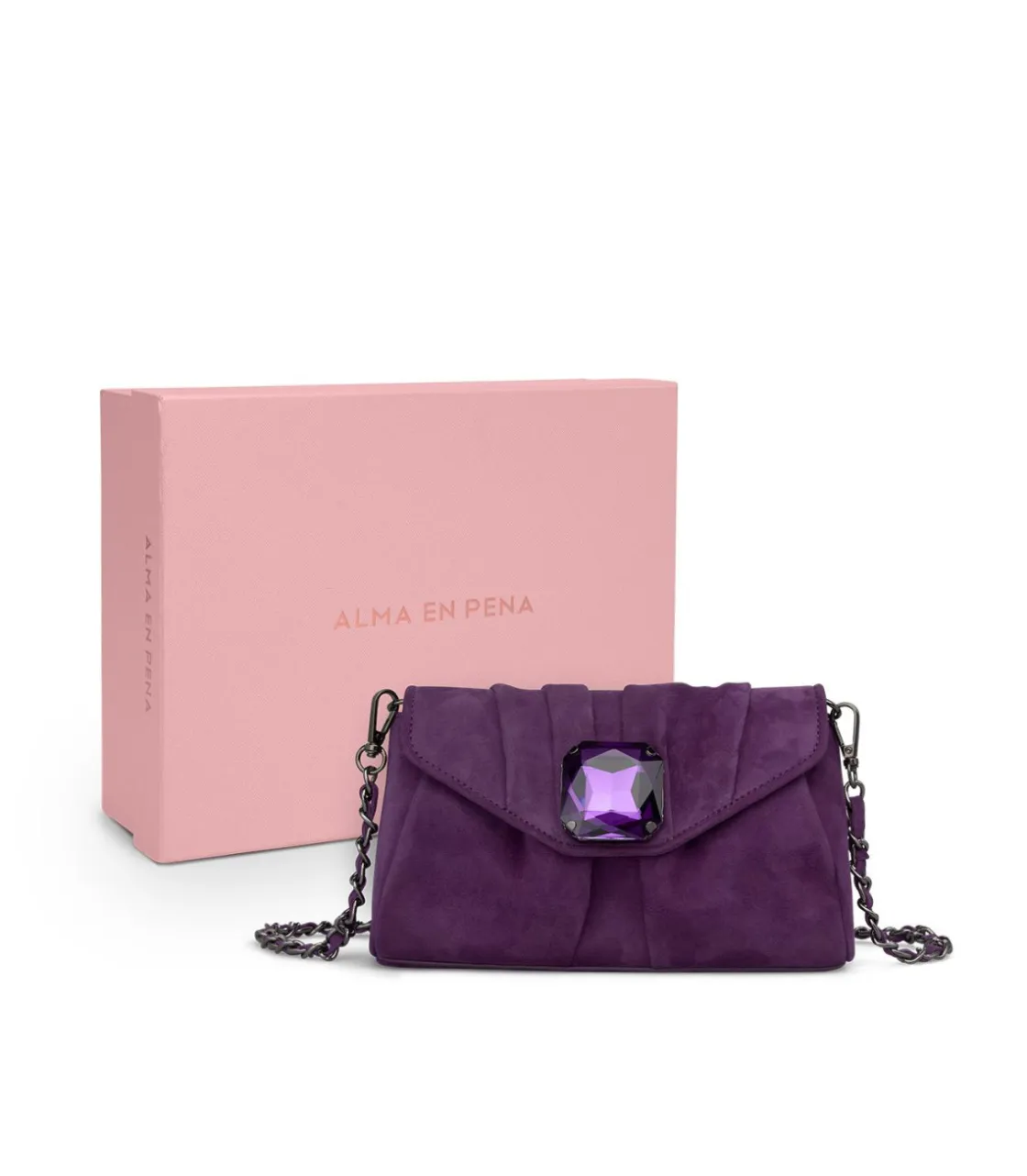 Alma en Pena Bolsos|BOLSO SOLAPA CON JOYA