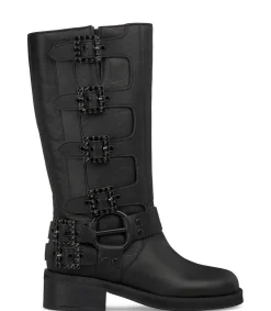 Alma en Pena Botas Planas|BOTA BIKER CON PEDRERÍA