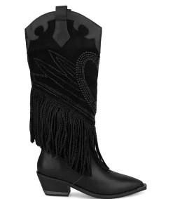 Alma en Pena Botas Planas|BOTA CON FLECOS