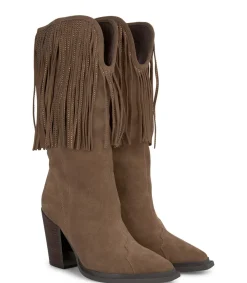 Alma en Pena Botas De Tacón|BOTA CON FLECOS COLGANTES
