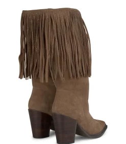 Alma en Pena Botas De Tacón|BOTA CON FLECOS COLGANTES