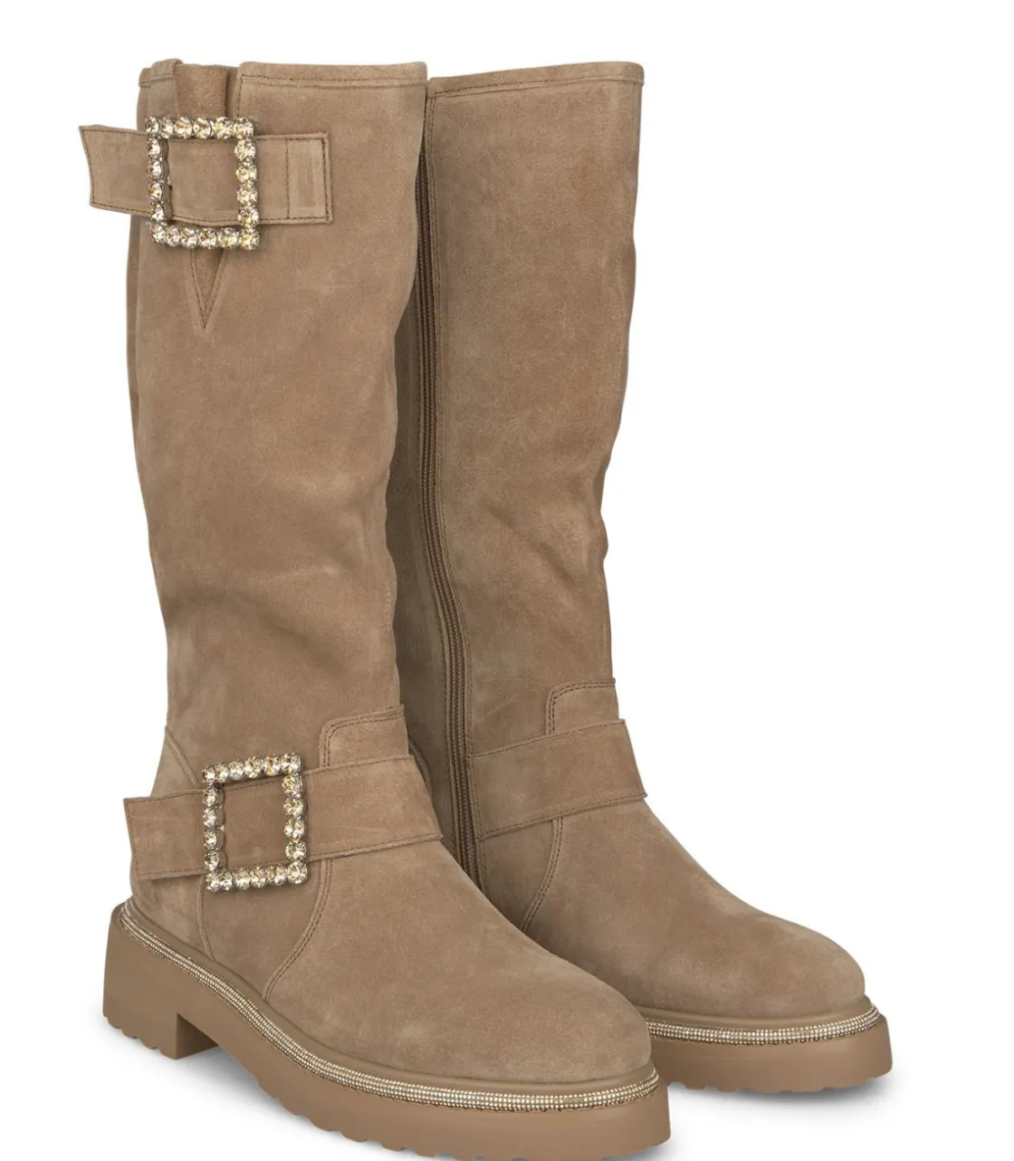 Alma en Pena Botas Planas|BOTA CON HEBILLAS