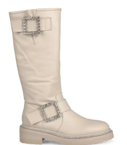 Alma en Pena Botas Planas|BOTA CON HEBILLAS