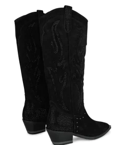 Alma en Pena Botas Planas|BOTA COWBOY ADORNO PEDRERÍA