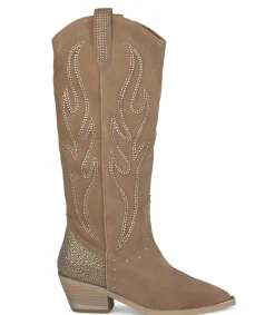 Alma en Pena Botas Planas|BOTA COWBOY ADORNO PEDRERÍA