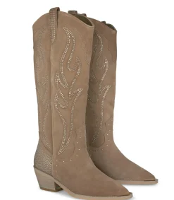 Alma en Pena Botas Planas|BOTA COWBOY ADORNO PEDRERÍA