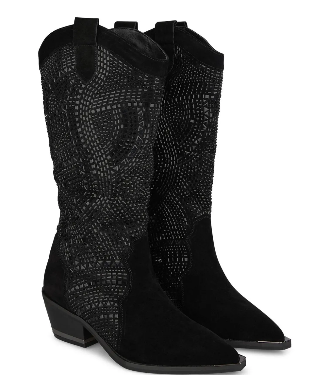 Alma en Pena Botas Planas|BOTA COWBOY CON PEDRERÍA