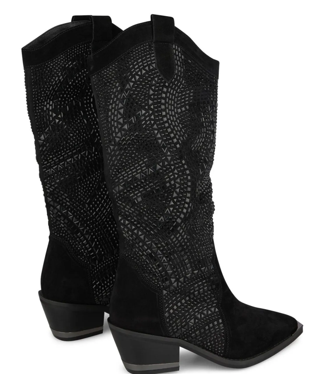 Alma en Pena Botas Planas|BOTA COWBOY CON PEDRERÍA