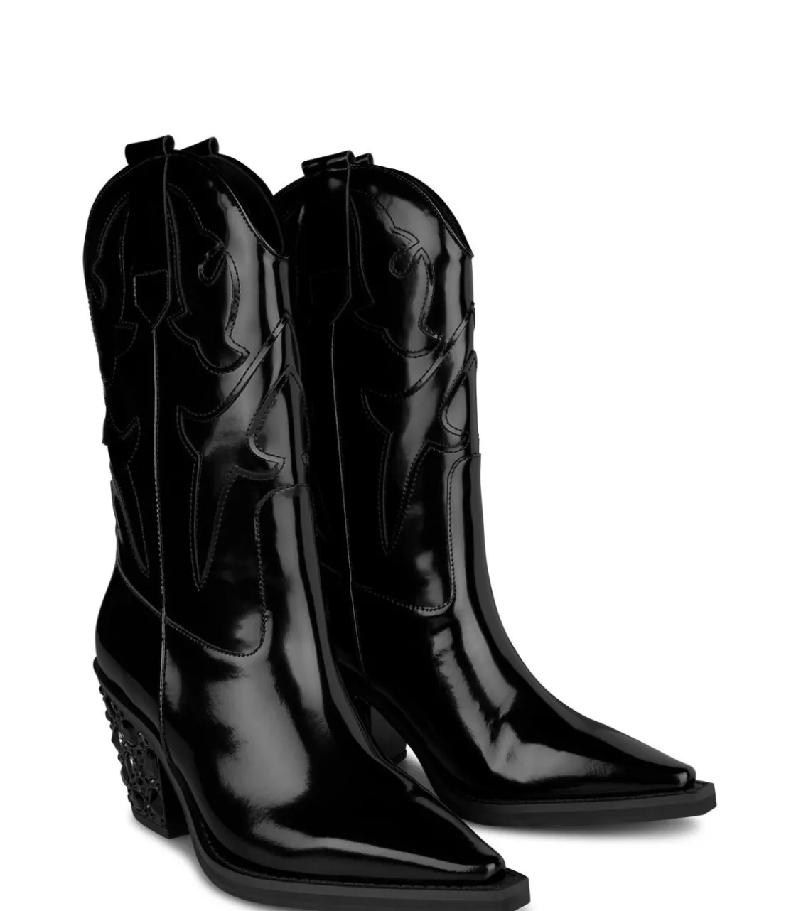Alma en Pena Botas De Tacón|BOTA COWBOY TACÓN PEDRERÍA