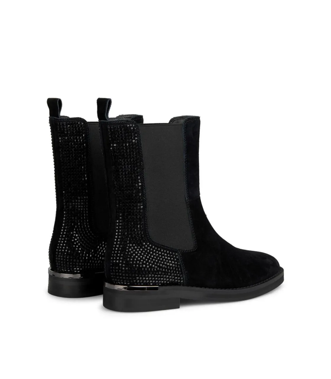 Alma en Pena Botines Planos|BOTA PLANA BRILLANTE
