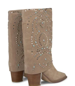 Alma en Pena Botas De Tacón|BOTA POLAINA CON TACHAS