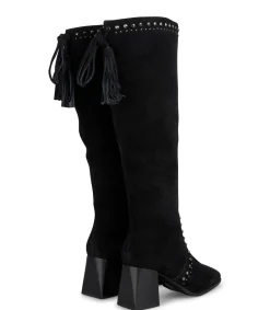 Alma en Pena Botas De Tacón|BOTA TACÓN BLOQUE TACHAS