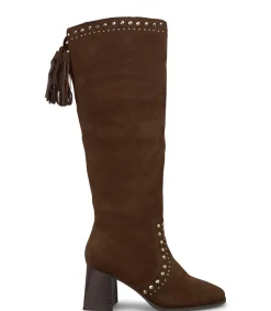 Alma en Pena Botas De Tacón|BOTA TACÓN BLOQUE TACHAS