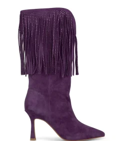 Alma en Pena Botas De Tacón|BOTA TACÓN CON FLECOS