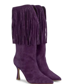 Alma en Pena Botas De Tacón|BOTA TACÓN CON FLECOS