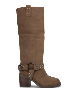 Alma en Pena Botas De Tacón|BOTA TACÓN CÍRCULO METALIZADO