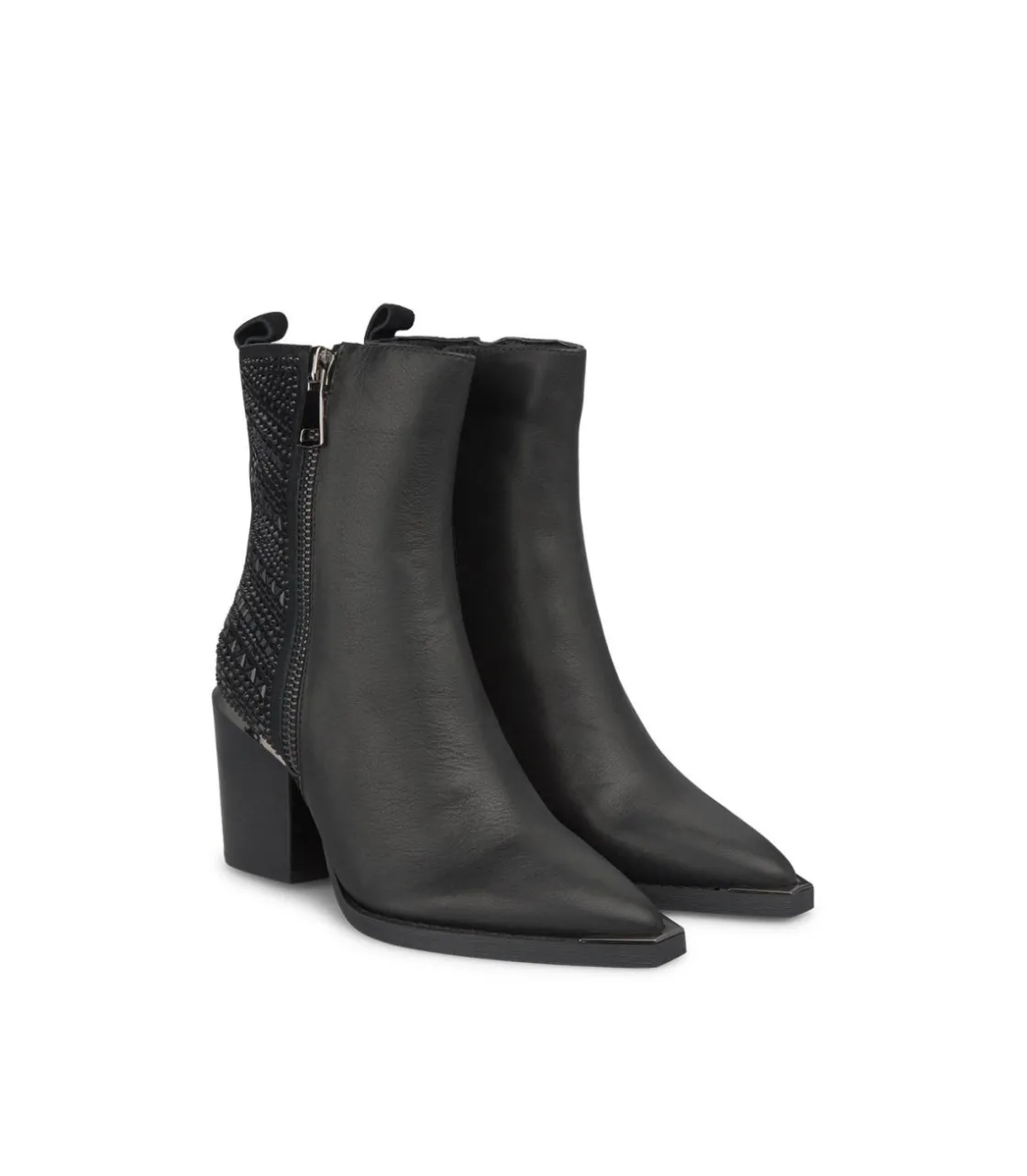 Alma en Pena Botines De Tacón|BOTÍN CON BRILLOS