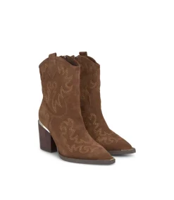 Alma en Pena Botines De Tacón|BOTÍN COWBOY BORDADOS TACÓN