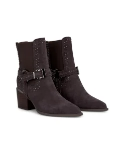 Alma en Pena Botines De Tacón|BOTÍN TACÓN TACHAS CON ELÁSTICO