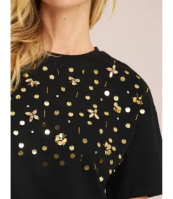 Alma en Pena Camisas|CAMISETA CON ABALORIOS