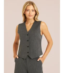 Alma en Pena Chaquetas|CHALECO CON PEDRERÍA