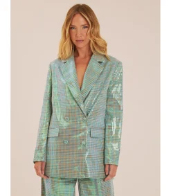 Alma en Pena Chaquetas|CHAQUETA CUBIERTA CON LENTEJUELAS