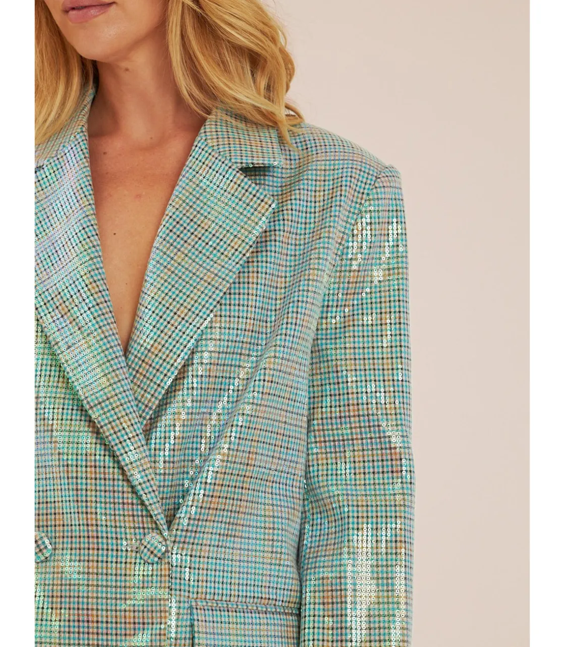 Alma en Pena Chaquetas|CHAQUETA CUBIERTA CON LENTEJUELAS