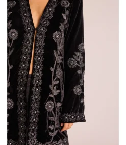 Alma en Pena Chaquetas|KIMONO BORDADO HILO METALIZADO