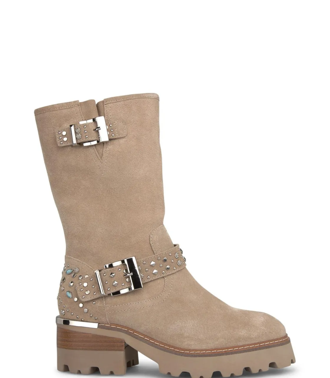 Alma en Pena Botas Planas|MEDIA BOTA CON TACHAS TRACK