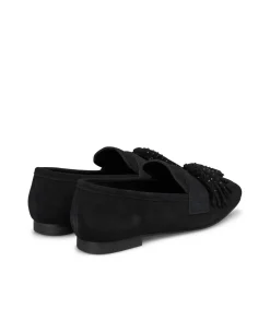 Alma en Pena Zapatos Planos|MOCASÍN BORLAS CON PEDRERÍA