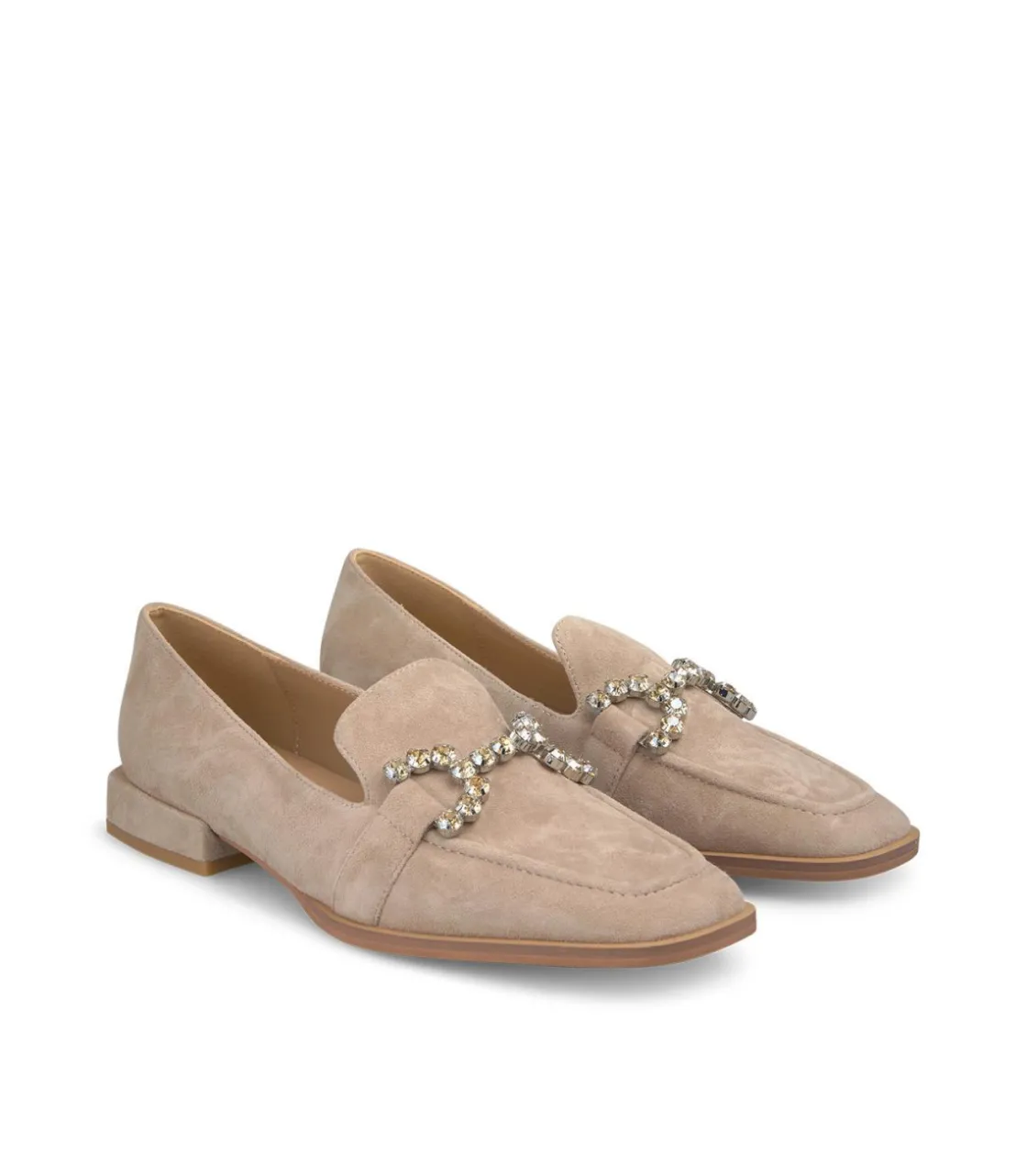 Alma en Pena Zapatos Planos|MOCASÍN CON HEBILLAS PEDRERÍA