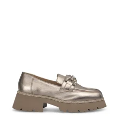 Alma en Pena Zapatos Planos|MOCASÍN PLATAFORMA CON PEDRERÍA