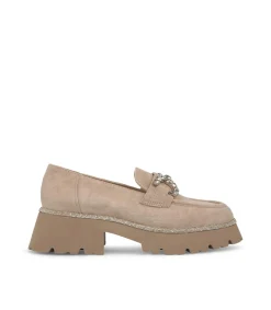 Alma en Pena Zapatos Planos|MOCASÍN PLATAFORMA CON PEDRERÍA