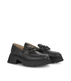 Alma en Pena Zapatos Planos|MOCASÍN PLATAFORMA CON PEDRERÍA
