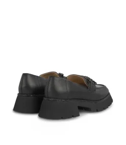 Alma en Pena Zapatos Planos|MOCASÍN PLATAFORMA CON PEDRERÍA